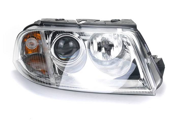 VW Headlight Assembly - Passenger Side (Halogen) 3B0941016AQ